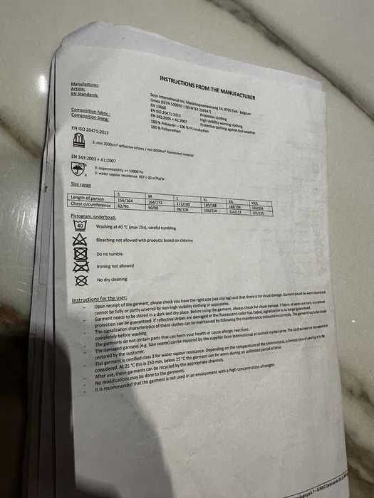 BLUZA robocza odblaskowa 3M odzież ubranie   xxl/ XXXL duże rozmiary