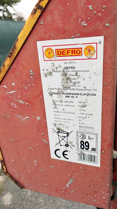 Betoniarka 195/150 L 230V Defro