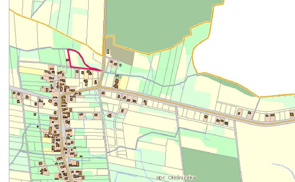 Działka budowlana Oleśniczka k. Wrocławia