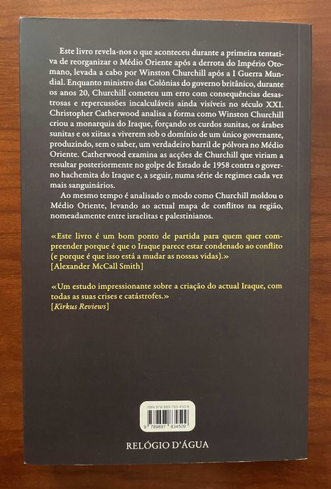 "A Loucura de Churchill" de Christopher Catherwood