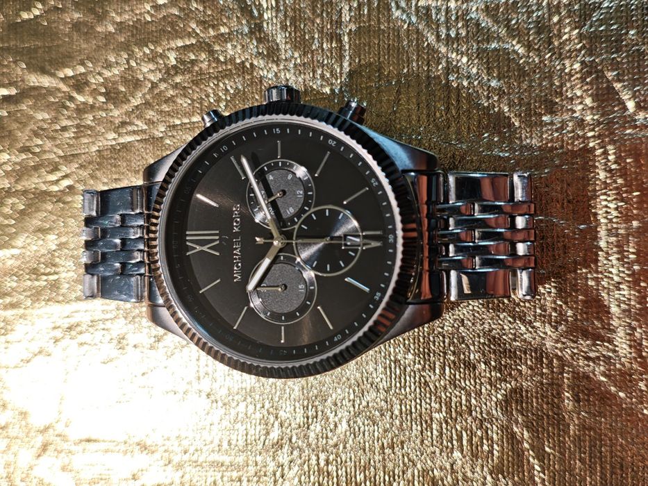 Relógio Michael Kors Benning MK8692 cronógrafo – aço inox