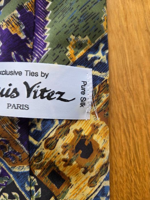 Jedwabny krawat Louis Vitez