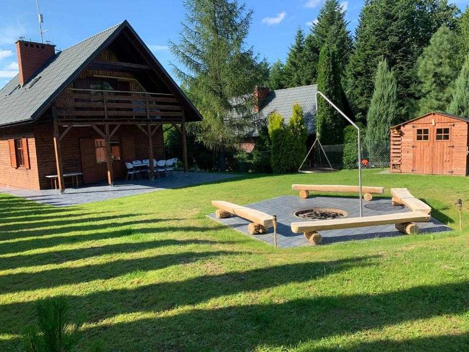 dochodowa działka z całorocznym domem do wynajęcia (Booking)