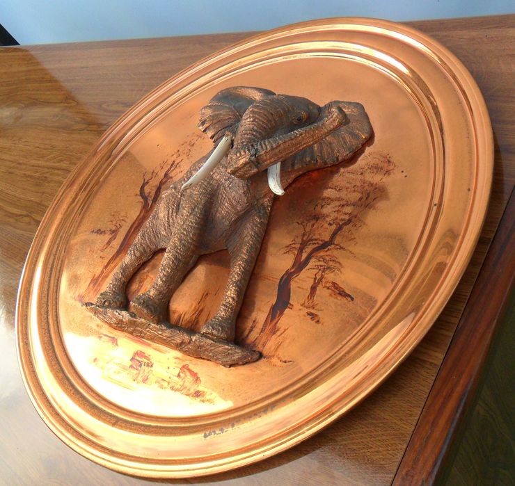 Quadros grandes em cobre - relevo - diversos