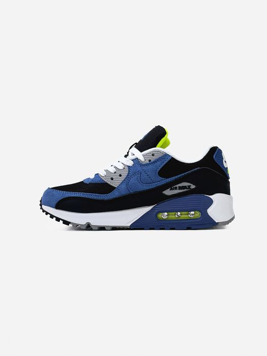 Кросівки Nike Air Max 90 Black/Atlantic premium | Кроссовки Найк чоловічі жіночі