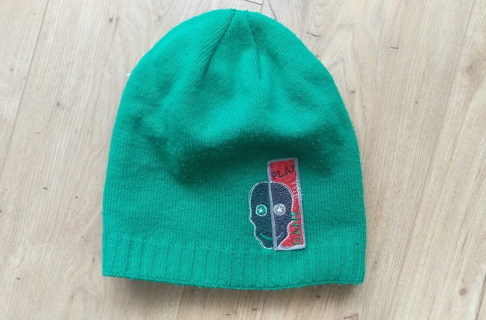 Czapka zielona chłopięca