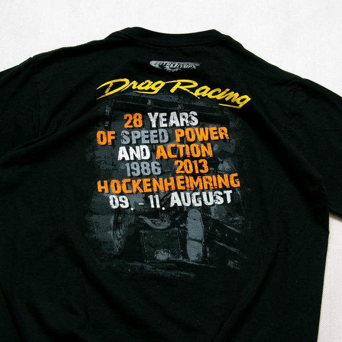 Drag Racing t-shirt M/L  doubleprint