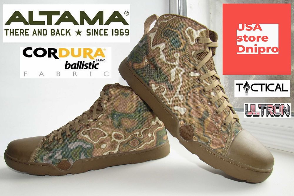 Кроссовки тактические, треккинговые хайтопы Altama Maritime Assault Mid разм. 45 (29.5см)