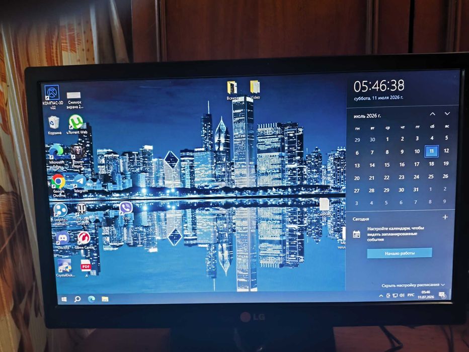 монитор 19" РАБОЧИЙ flatron 19en33s-b