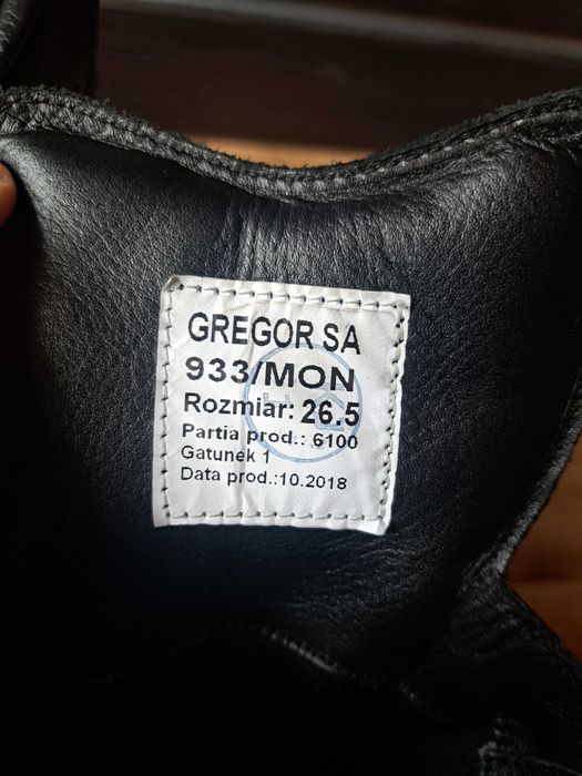 Buty wojskowe Gregor 42 glany