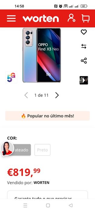 OPPO find X3 neo 5g