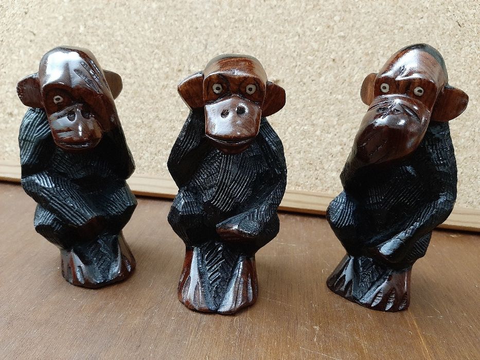 African Art Figures "See, Hear, and Be Silent"64752019277569120