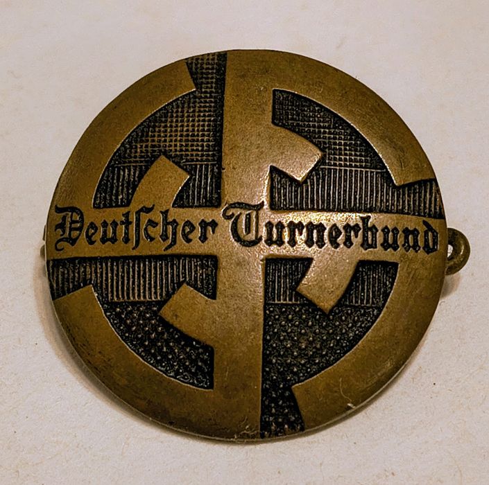 Militaria de Trincheira Pin Deutscher Turnerbund