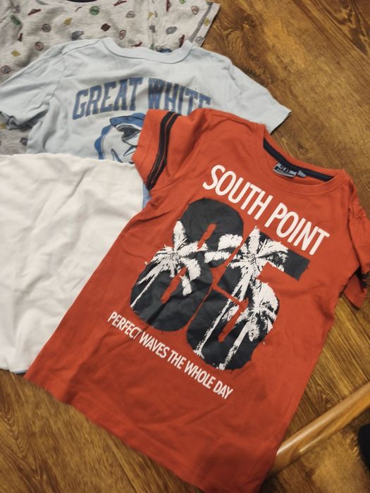 Zestaw koszulek rozmiar 122