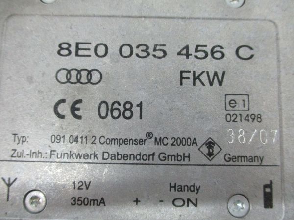 Amplificador de antena AUDI A3 (8P1)