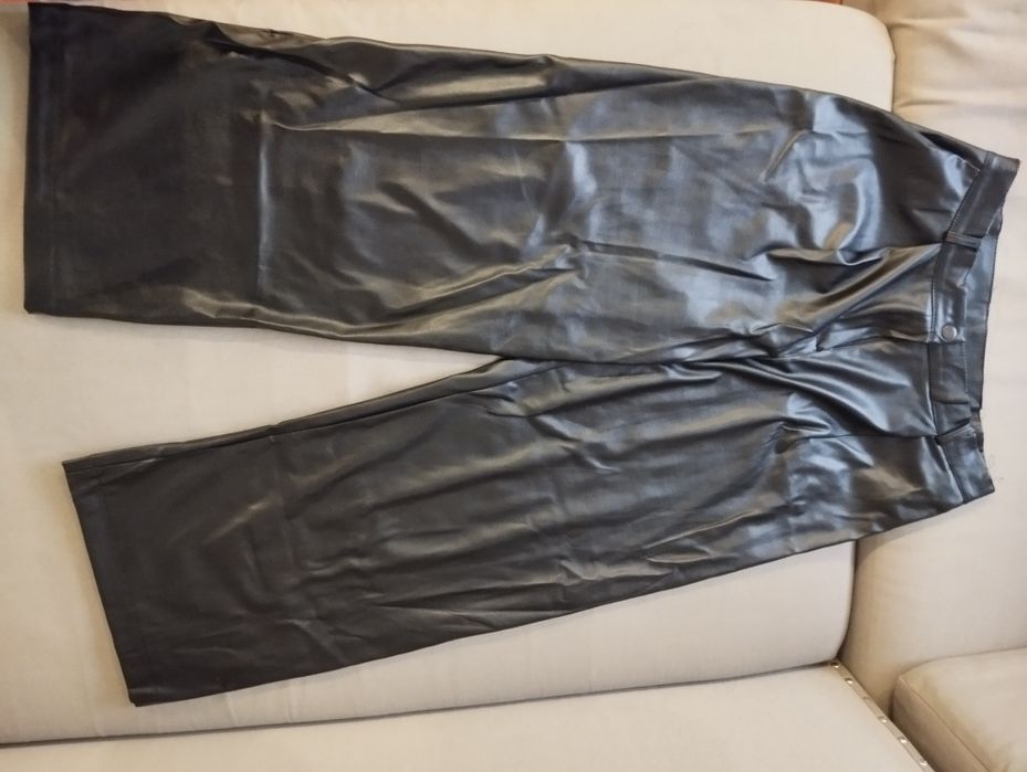 Палацо, туби шкіряні штани,еко шкіра