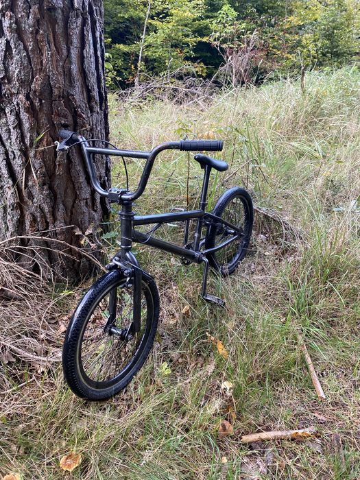 BMX Czarny Używany hamulce do naprawy