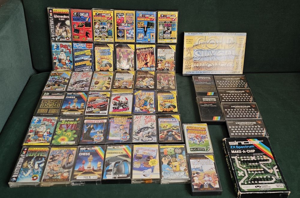 48 kaset ZX Spectrum - gry i oprogramowanie