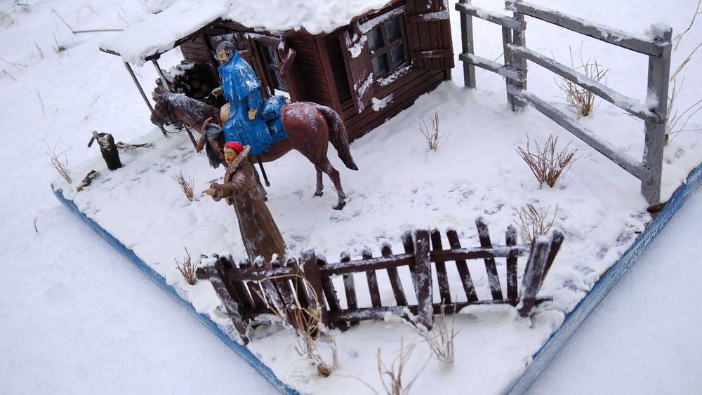 Диорама для масштабных фигурок. Моделизм. Макеты. Виньетки