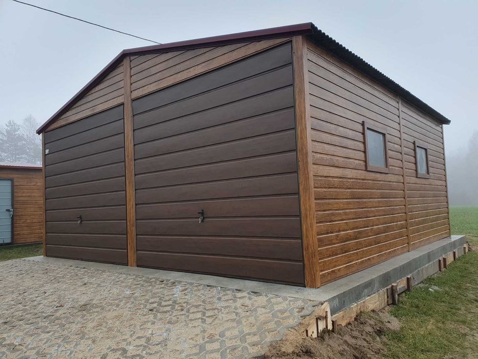 Garaż Blaszany 4x5m KONSTRUKCJA OCYNK