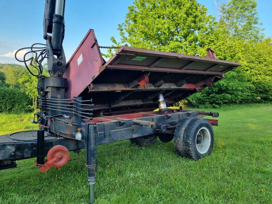 Przyczepa  ok. 6 T, HDS, Kiper 3 strony, hamulce hydrauliczne