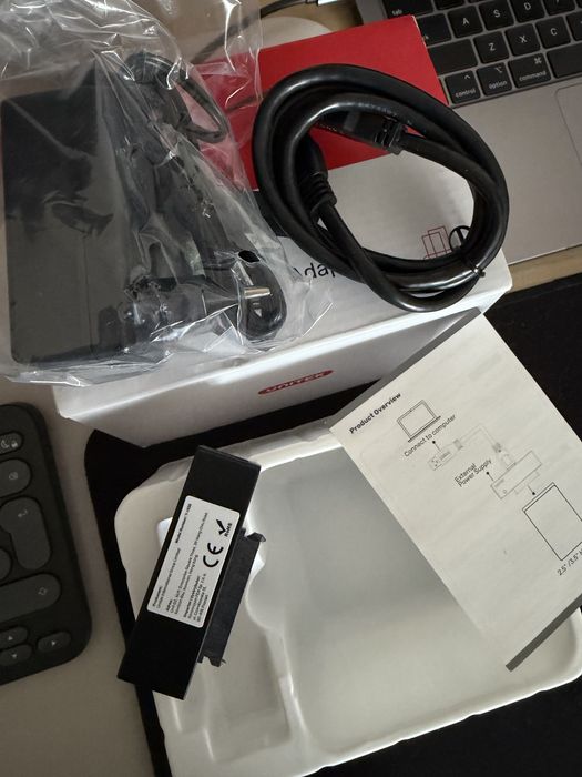 Czytnik dysków Unitek USB 3.0 - SATA III 2,5"/3,5" dysk HDD SSD Adapter + zasilacz NOWE