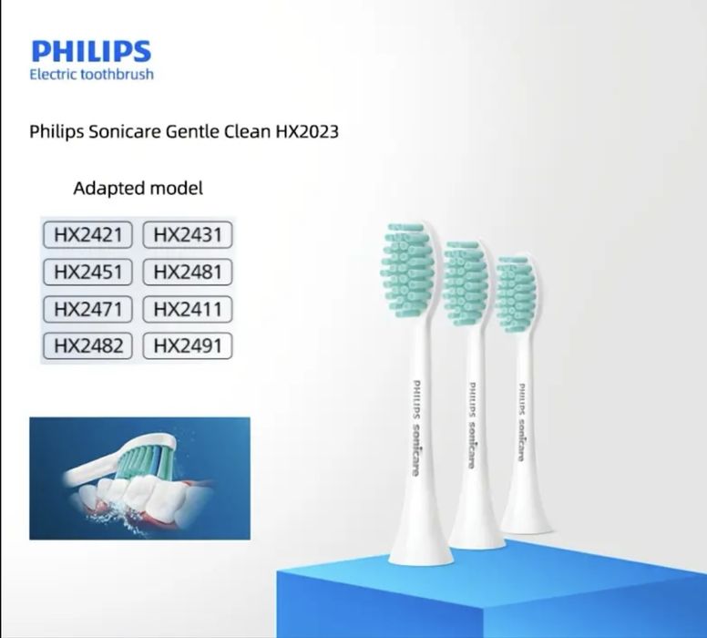 Philips Sonicare HX2023 змінні насадки для щітки Gentle Clean Type