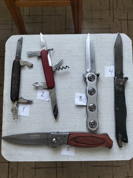 Ножи советские, разные раскодные