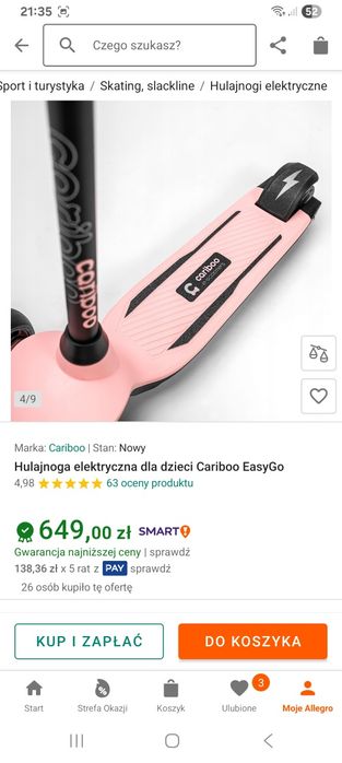Hulajnoga elektryczna