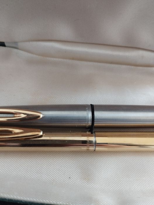 Conjunto canetas waterman c/f 18k