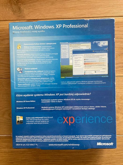 Windows XP Professional PL retail - nowy, w zapięczętowanym pudełku