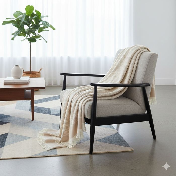 Mantas algodão decorativa