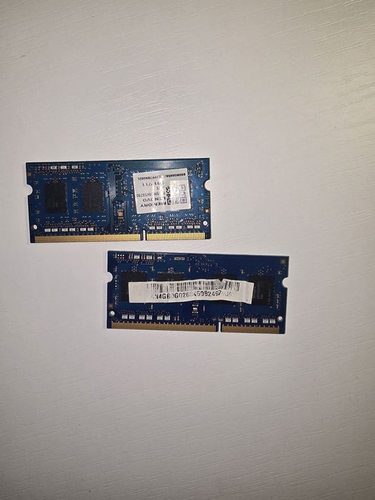 Оперативна пам'ять 2x4 гб DDr 3 для ноутбука