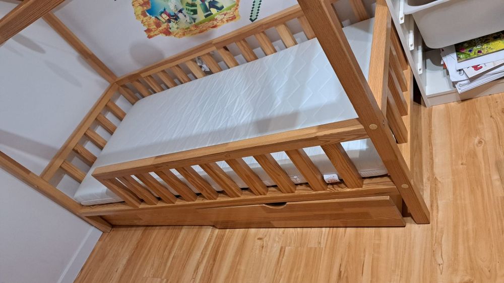 Łóżko drewniane Scandi Room