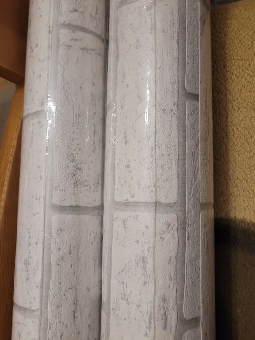 Tapeta winylowa Marburg cegła biała 2 rolki 96544