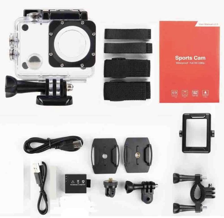 Action Cam 1080P – GoPro-Style Video Camera (NEW/SEALED)64737744951681122