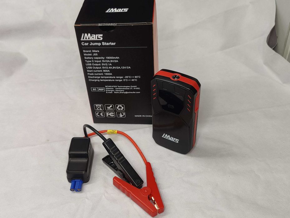 Booster Arranque Emergência - Carregador Bateria – Jump