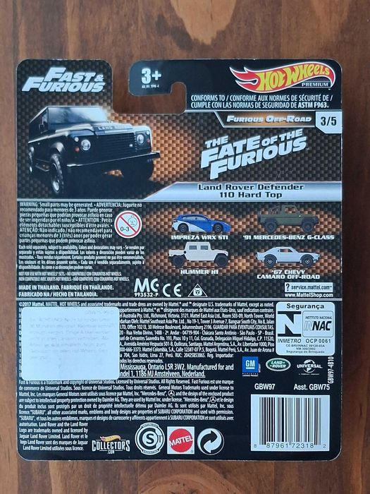 Hot Wheels Premium Land Rover Defender 110 Hard Top