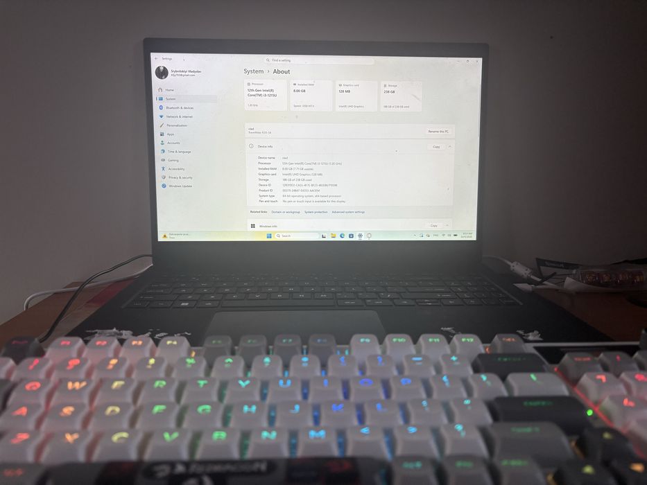 Laptop Acer.