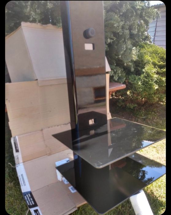 Uchwyt na Telewizor szklane półki