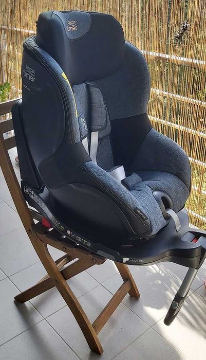 Cadeira Auto Britax Romer Dualfix M I-Size Blue Marble como nova