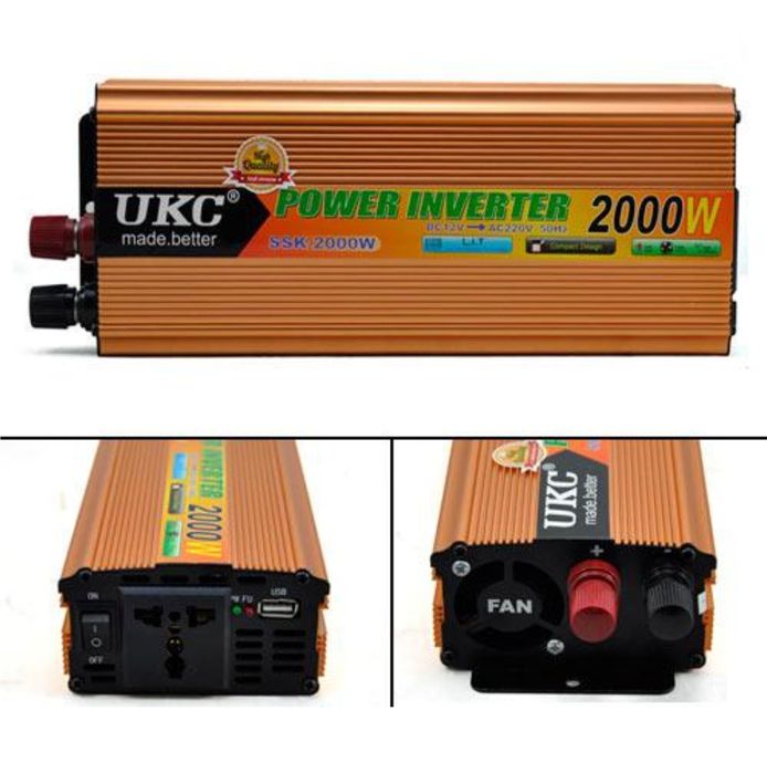 Преобразователь напряжения инвертор 12-220V 500W 800Вт 1000W 2000W