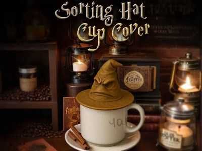 Кришка на чашку Розподільний капелюх Гаррі Поттер