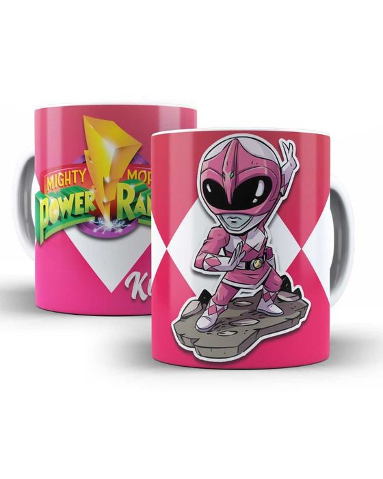 Caneca Power Rangers - Coleção Nostalgia