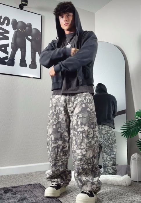 Джинси камо Zara 40