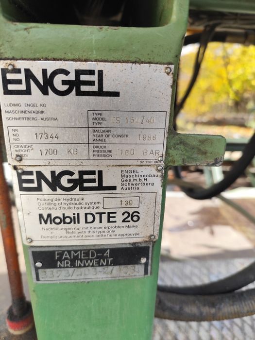 Wtryskarka Engel Es 150 elektrozawór cewka zawór hydrauliczny części