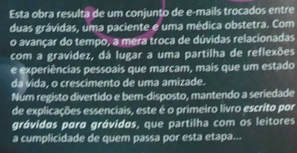 Entre Barrigas de Marcela Ruela Forjaz e Dulce de Souza Gonçalves