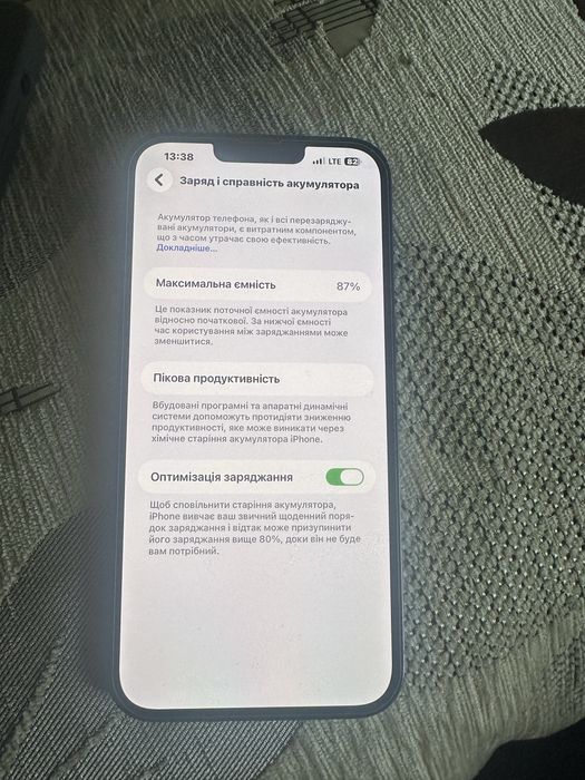 iPhone 13 pro Max на 128 фізична 7ка