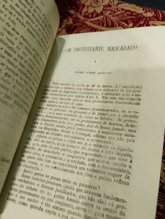 O Apostata Confundido 1876 ou resposta Doutrinal e Histórica