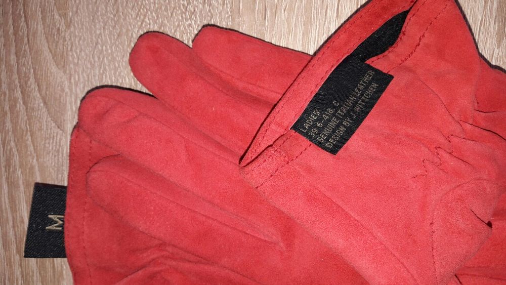 Wittchen Nowe skórzane rękawiczki damskie rozm. M